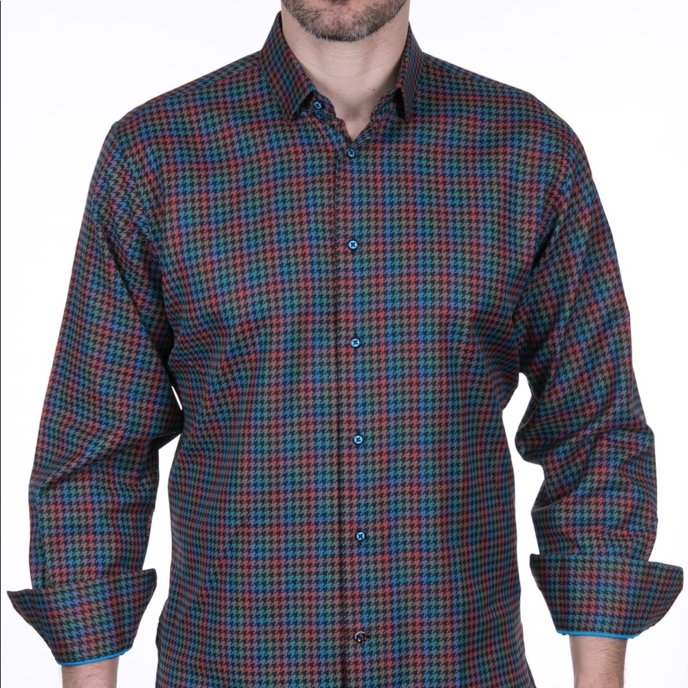 Multicolor plaid herringbone - Visconti